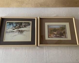 Set of two pictures