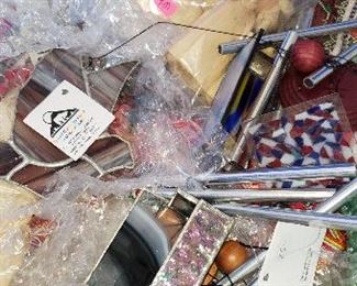 Stained glass wind chimes