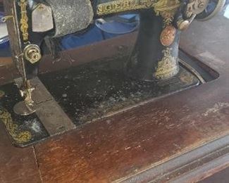 Older singer with stand