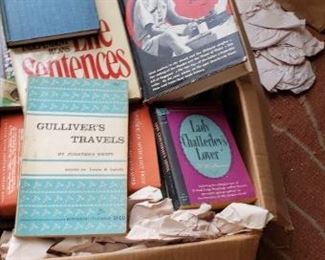 Boxes of books $10