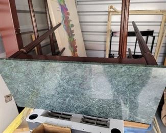 Bombay marble end tables 2 rectangles 