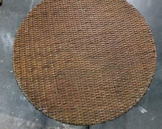 Top of wicker table 