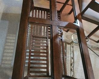 Glass inserts come with coffee table $60