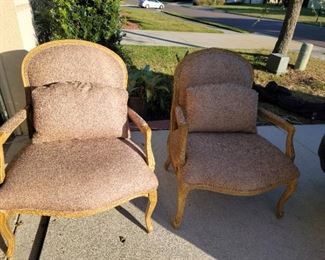 2 Arm Chairs 