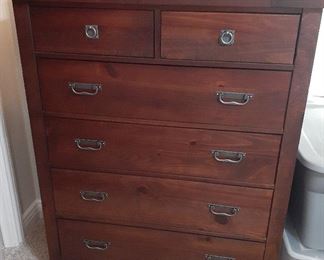 Detail, Chest of Drawers Five piece king bedroom set