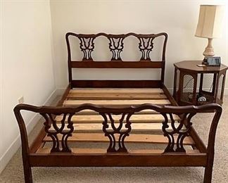 Vintage full-size bed frame (has been disassembled)