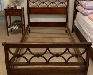 Vintage twin-size bed frame (has been disassembled) 1 of 2 