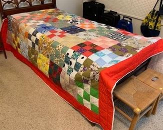 Handstitched quilt