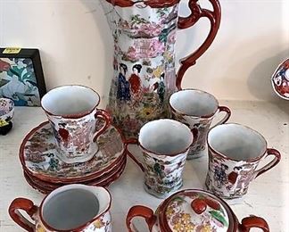 Asian tea set