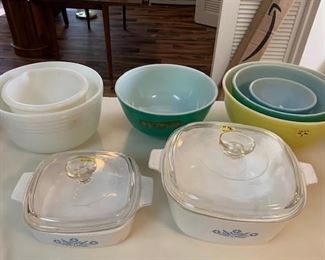 Pyrex and Corning Ware