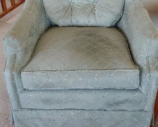 Upholstered swivel chair