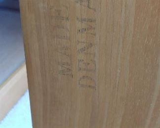 Set of 3 Mid Century Danish Modern Teak Wood Nesting/Stacking Tables 