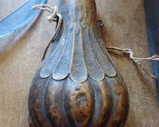 Antique lead shot holder