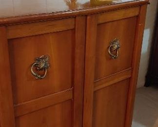 Antique storage/stereo cabinet