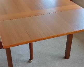 Gangso Danish Draw Leaf Expanding  Teak Dining Table