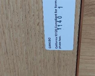 Gangso Mobler Danish Draw Leaf Expanding  Teak Dining Table