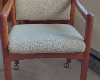 (6) Shepherd Danish mid-century teak dining chairs