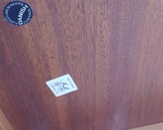 Vintage Niels Eilersen A/S Mid Century Danish Modern Teak Wood End Table Denmark