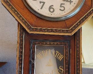 Antique Seth Thomas Wall Regulator Clock 8-Day