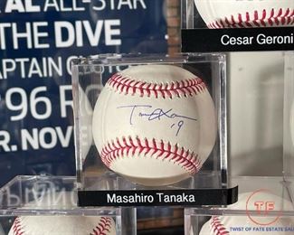 MASAHIRO TANAKA Signed Baseball