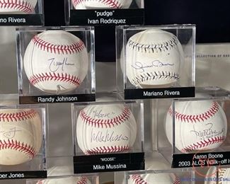 Collection of Signed Baseballs