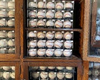 Large Collection of Signed Baseballs