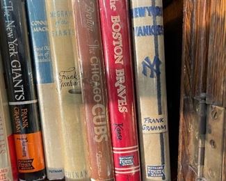 1940's and 1950's Putnam Collection Baseball Books - Most First Editions