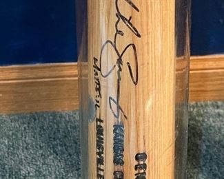 MIKE SWEENEY Kansas City Royals Signed Baseball Bat