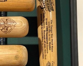 Limited Edition 1998 DEVIL RAYS Inaugural Season Baseball Bat (58 of 67)