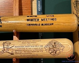 WINTER MEETINGS Louisville Slugger Bat and Limited Edition Ted Williams Museum Baseball Bat (214 of 406)