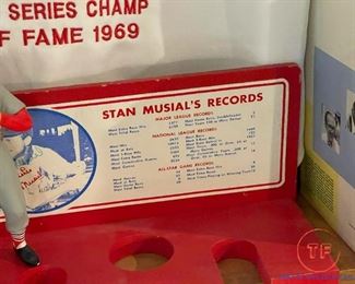 1964 "STAN THE MAN" Wooden Rack-Um-Up Signed by STAN MUSIAL
