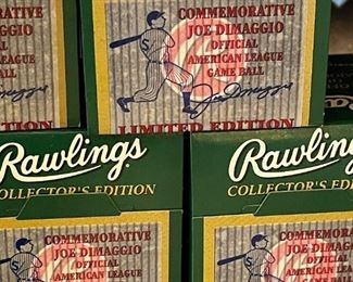 Joe DiMaggio Rawlings Commemorative Baseballs (NIB)