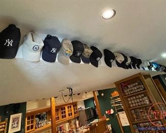 Large Collection of New York Yankees Baseball Caps