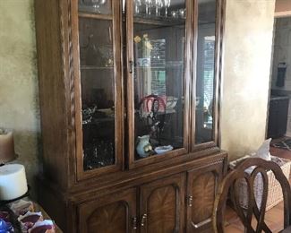 Mid century dining China cabinet 