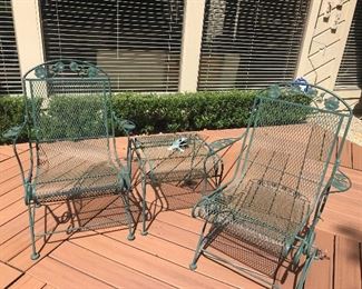 Iron patio furniture 