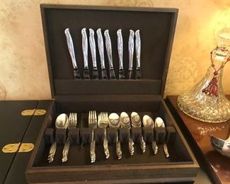 Silver plate flatware