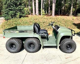 2001 JOHN DEERE GATOR. LESS THAN 300 HOURS. GARAGE KEPT. $6,800. LOOKS ALMOST NEW AND RUNS GREAT. 
YOU CAN MAKE AN APPOINTMENT DURING  SALE WEEK TO SEE IT!! 