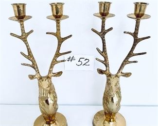 Pair of candleholders. 13” t.  $30