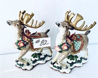 Fitz and Flyod classics candle holders. 
Pair. 11”t. 9”w.   $155