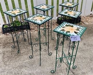 Plant stands. 10”w. 27” t. 
$20 each 