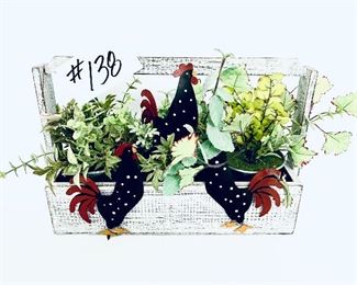 Chicken plant box. 12”w. 9”t  $18