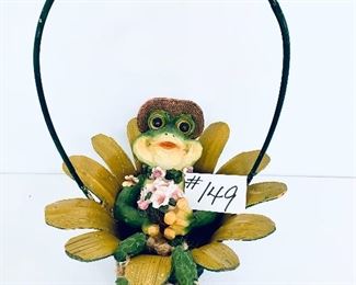 Basket and frog. 12w  20t.  $28