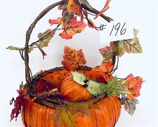 Decorative pumpkin basket. 12w 15t
$15
