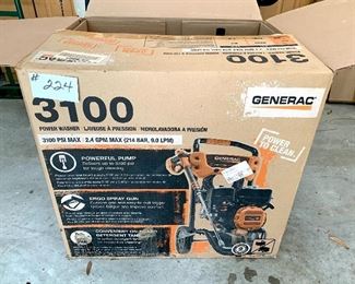 New in box. Generac. Pressure washer. 3100.  $400