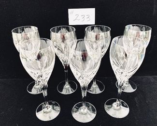 7 wine glasses. Marquis by Waterford. Summer breeze. 8.5” t. $125. 