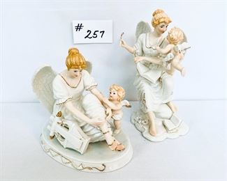 Grandeur Noel. Porcelain angels. 
7-20”t $45