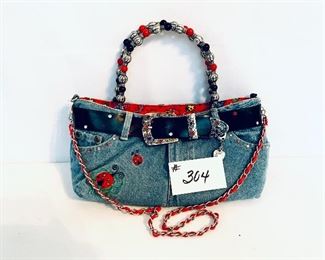 Jean purse. 13w. 7t.  $25