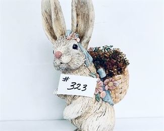 Ceramic rabbit. 18t 9w.  $15