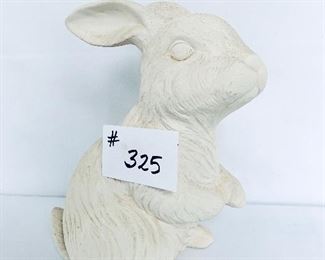 Ceramic rabbit. 12”t.  $ 15