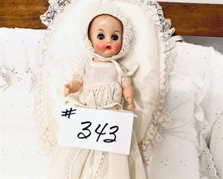 Small doll 8”L.  $30